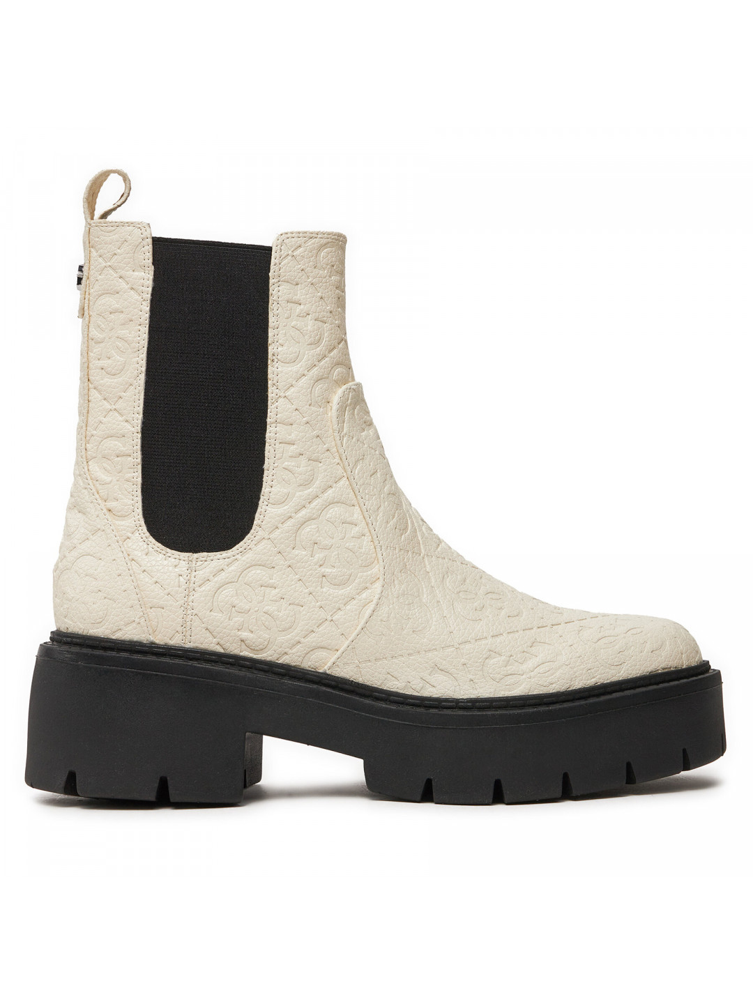 Kotníková obuv s elastickým prvkem Guess Shuze FLTSHU FAL10 Bílá